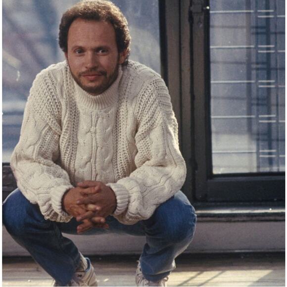 Vintage 80s Pure Irish Wool Cable Knit Bainin Sweater Handmade Aran Jumper L - Picture 8 of 8